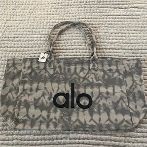 NWT ALO Tie Dye Yoga Canvas Tote Bag